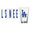 Los Angeles Dodgers 16oz Overtime Pint Glass - Sports Gifts, Sports Memorabilia, Sports Collectibles, Fan Shop