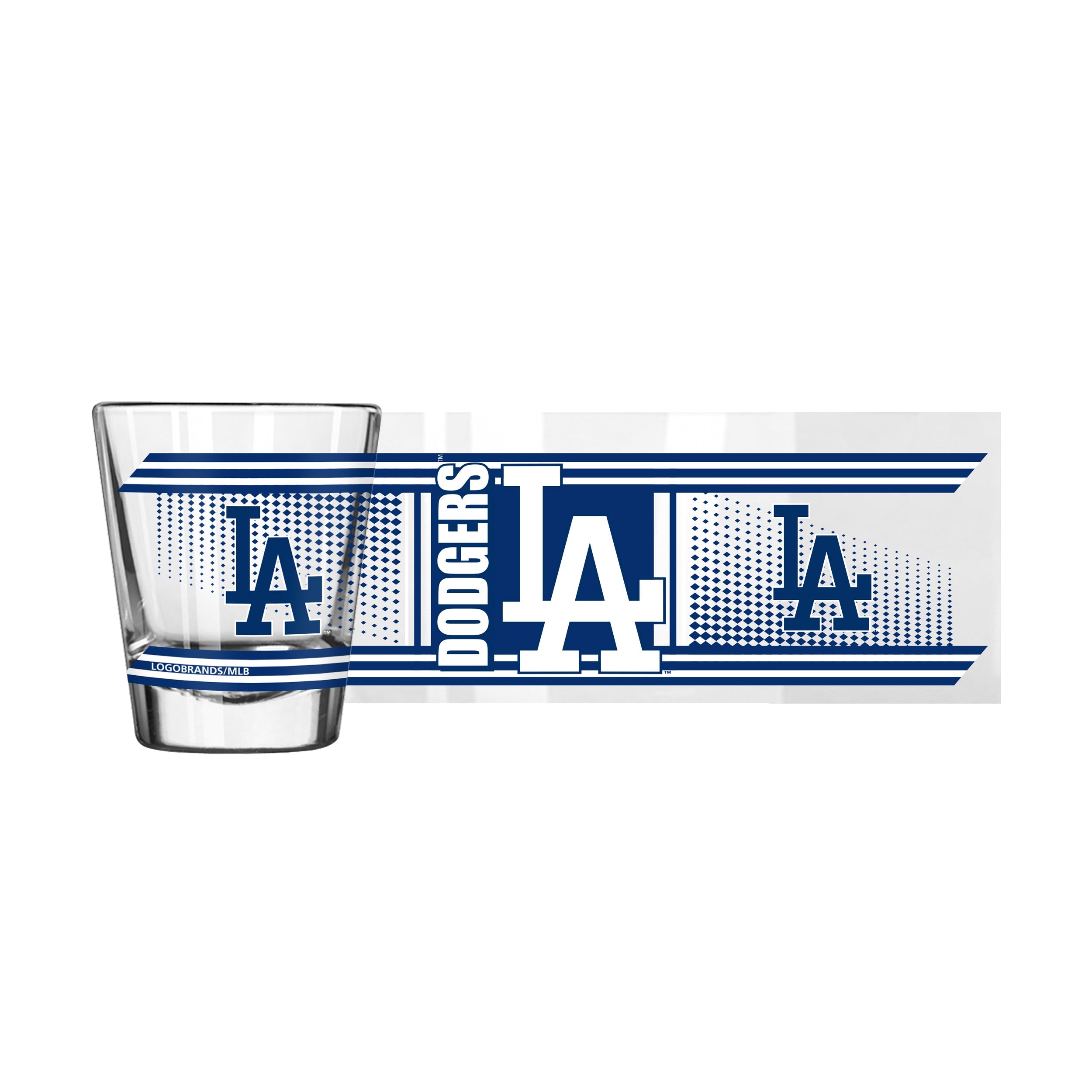 Los Angeles Dodgers 2oz Hero Shot Glass - Sports Gifts, Sports Memorabilia, Sports Collectibles, Fan Shop