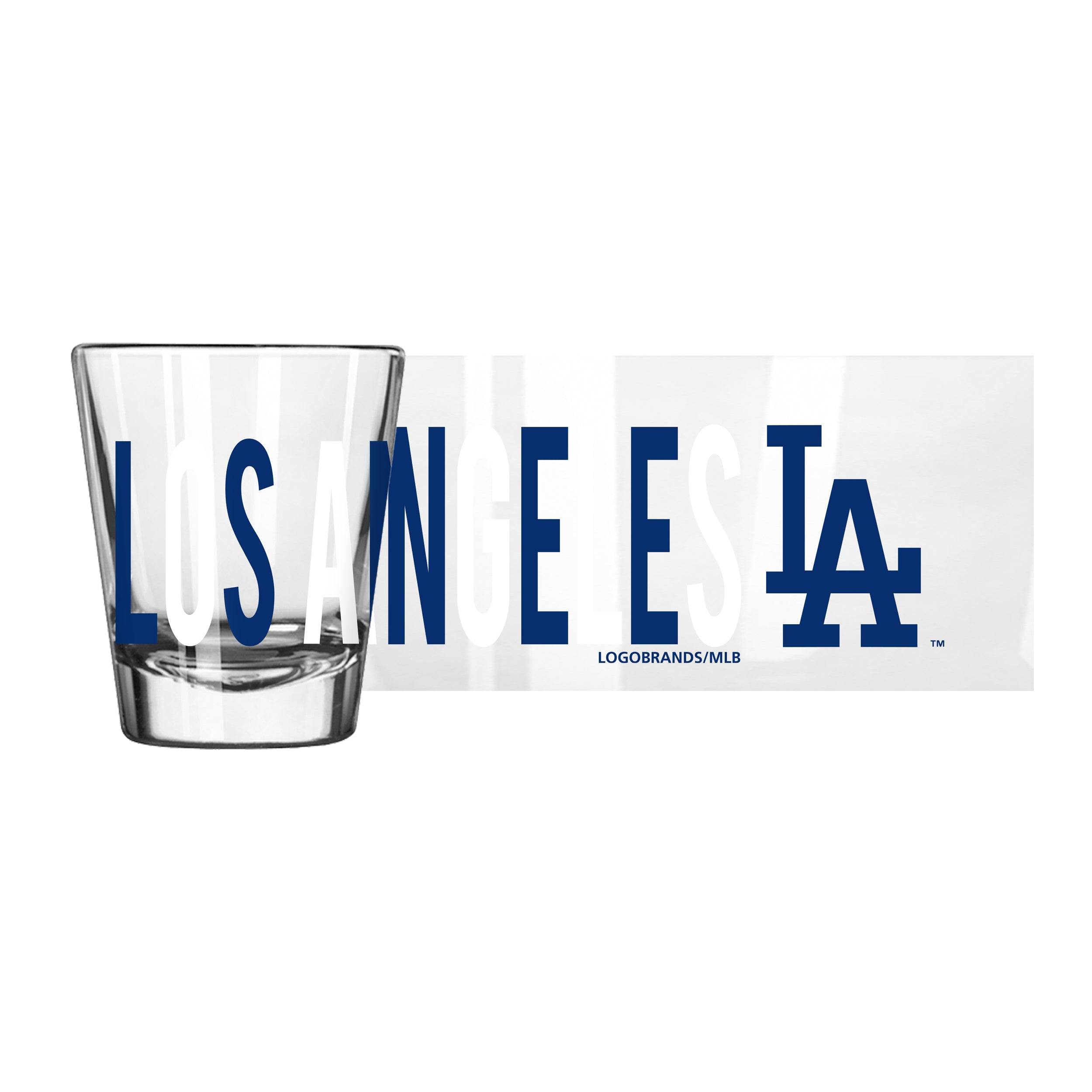 Los Angeles Dodgers 2oz Overtime Shot Glass - Sports Gifts, Sports Memorabilia, Sports Collectibles, Fan Shop