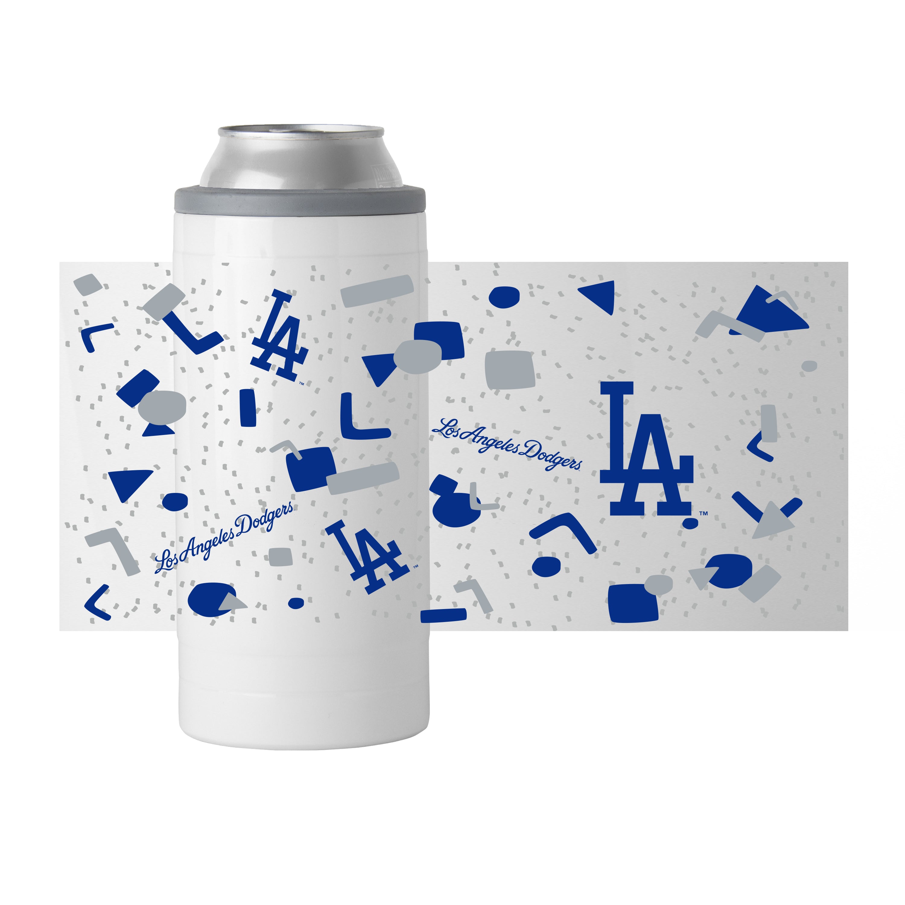Los Angeles Dodgers 12oz Flashback Slim Can Coolie - Sports Gifts, Sports Memorabilia, Sports Collectibles, Fan Shop