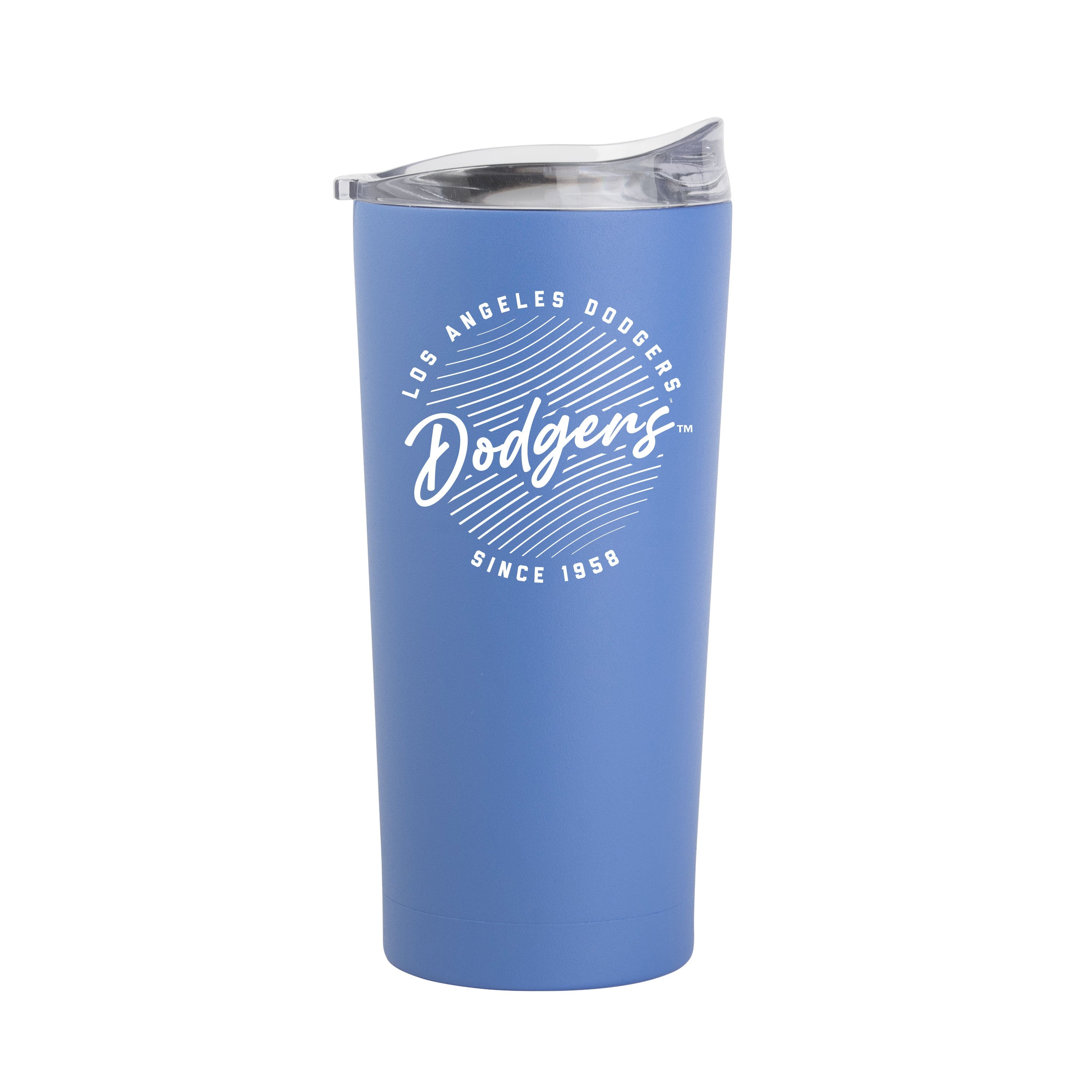 LA Dodgers 20oz Retro Script Arctic Powder Coat Tumbler - Sports Gifts, Sports Memorabilia, Sports Collectibles, Fan Shop