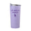 LA Dodgers 20oz Tonal Lavender Powder Coat Tumbler