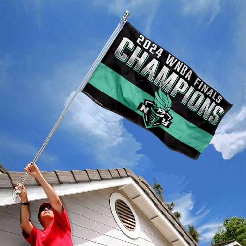 WinCraft New York Liberty 2024 Finals Champions 3x5 Flag - Sports Collectibles, Sports Memorabilia, Sports Fan Shop, Sports Gifts