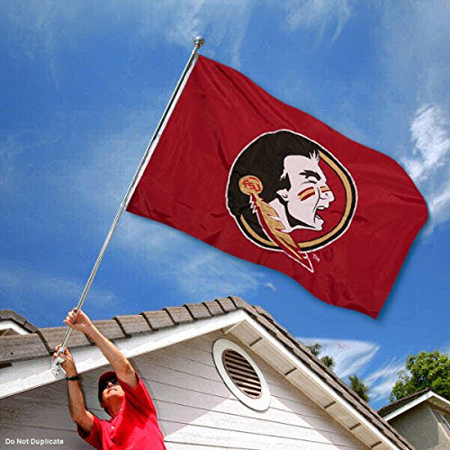 College Flags & Banners Co. Florida State FSU Noles Embroidered and Stitched Nylon Flag - Sports Collectibles, Sports Memorabilia, Sports Fan Shop, Sports Gifts