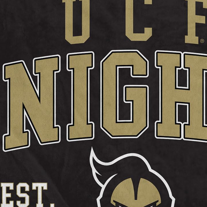 NCAA UCF Knights Vintage Arch Block Ultra Soft Blanket - Sports Gifts, Sports Memorabilia, Sports Collectibles, Fan Shop
