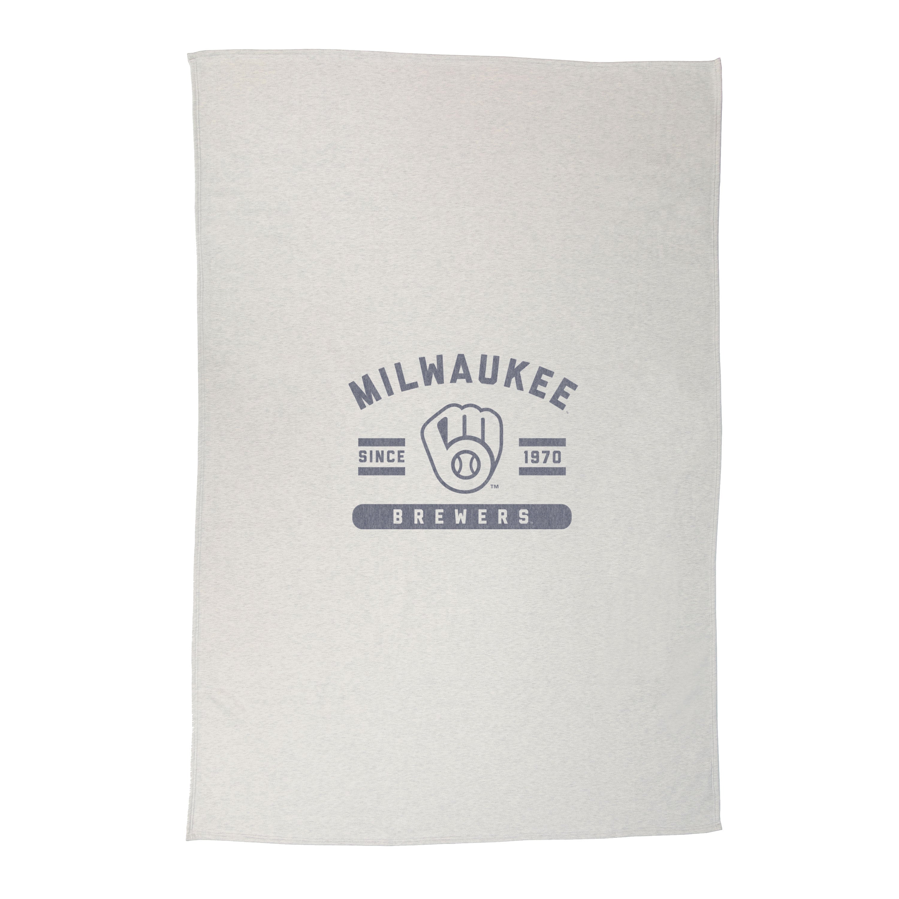 Milwaukee Brewers Oatmeal Sweatshirt Blanket