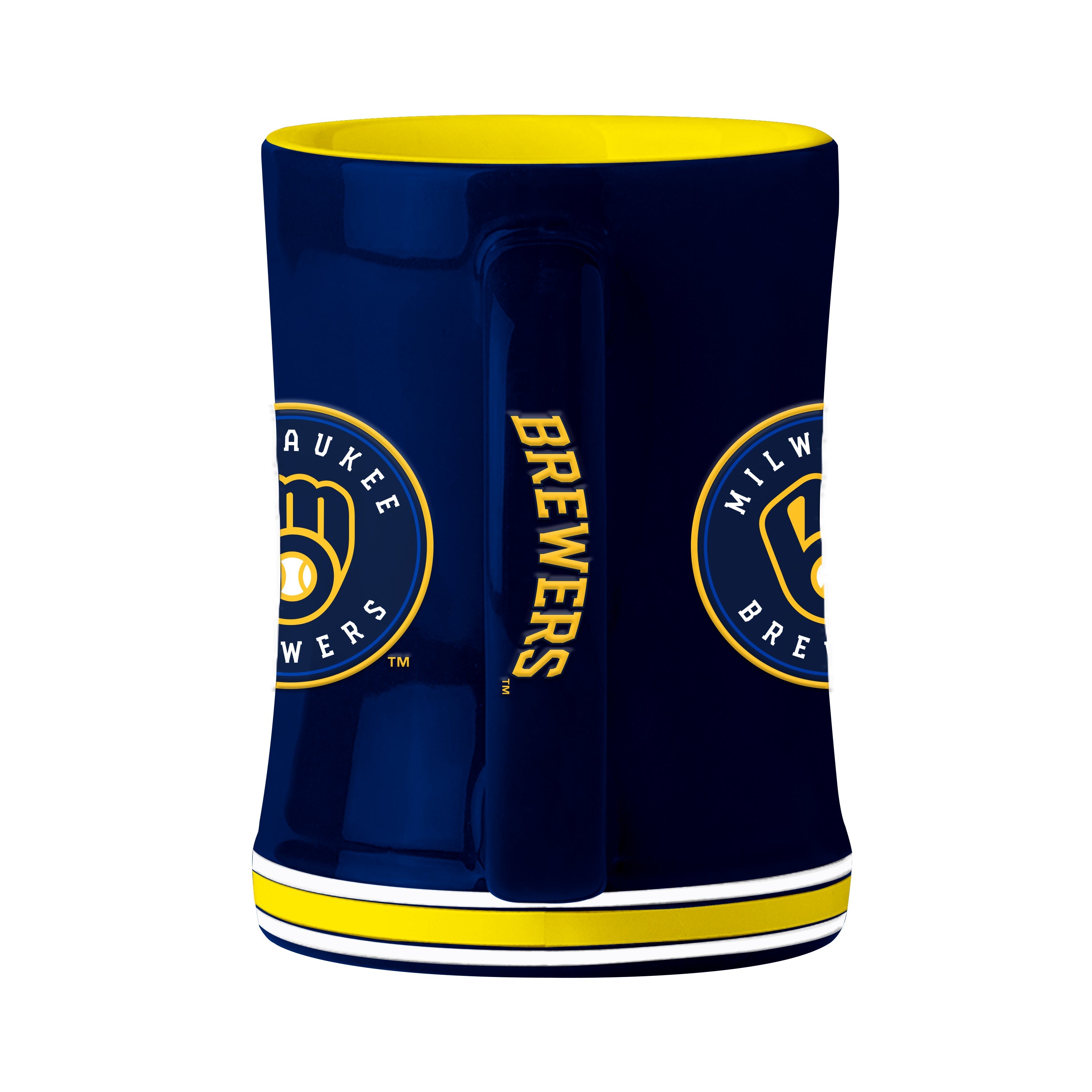 Milwaukee Brewers 14oz Relief Mug - Sports Gifts, Sports Memorabilia, Sports Collectibles, Fan Shop