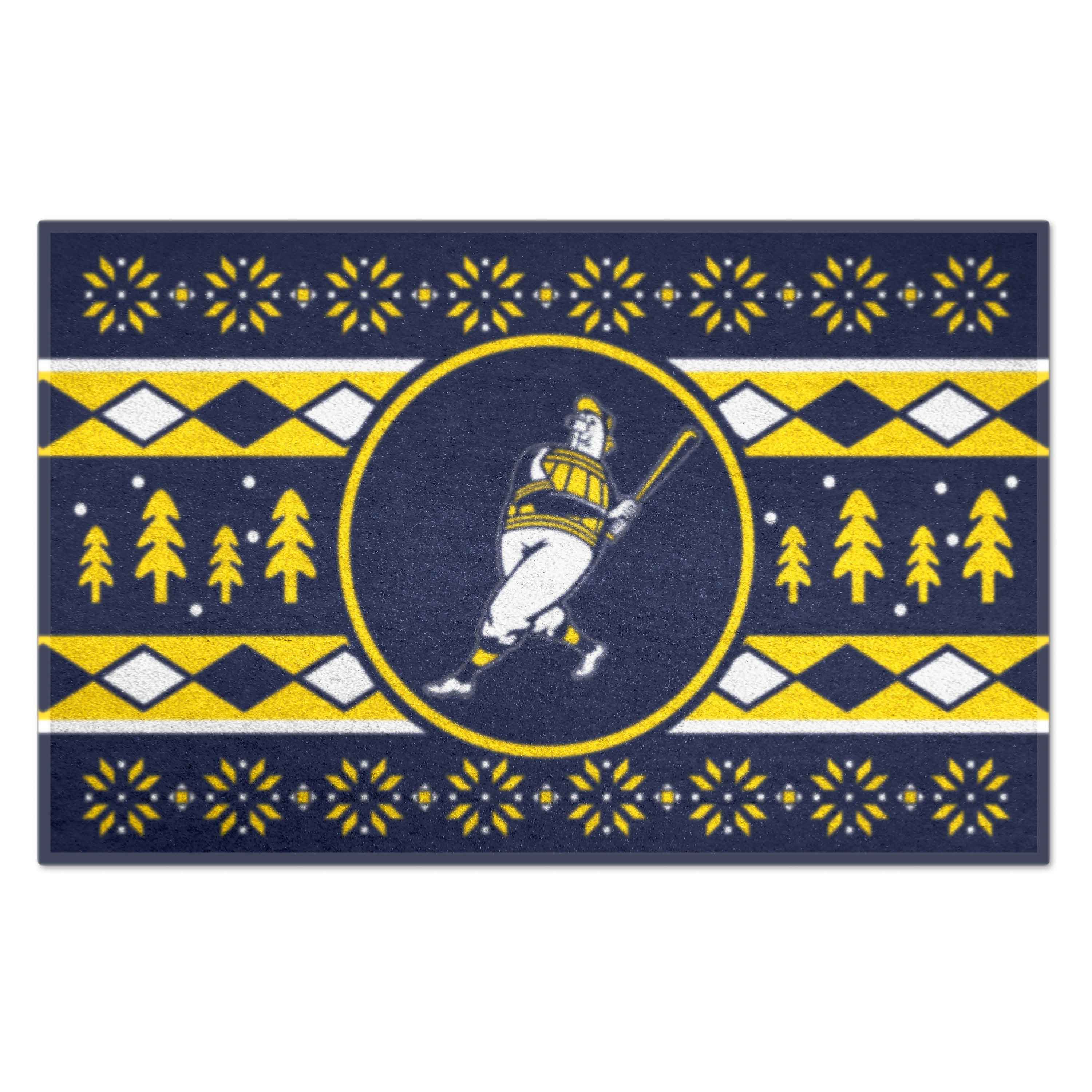 MLB - Milwaukee Brewers Starter Mat - Holiday Sweater