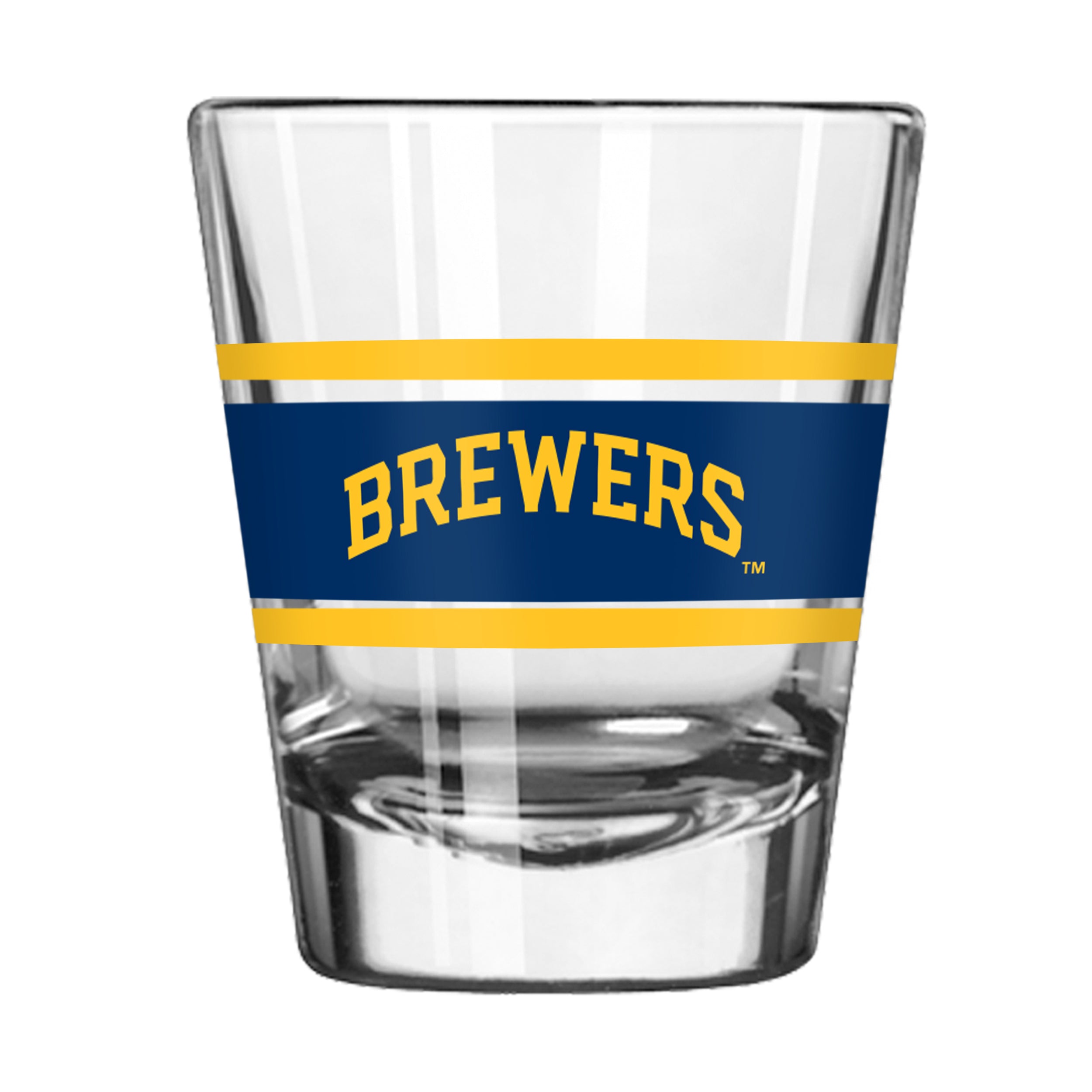 Milwaukee Brewers 2oz Stripe Shot Glass