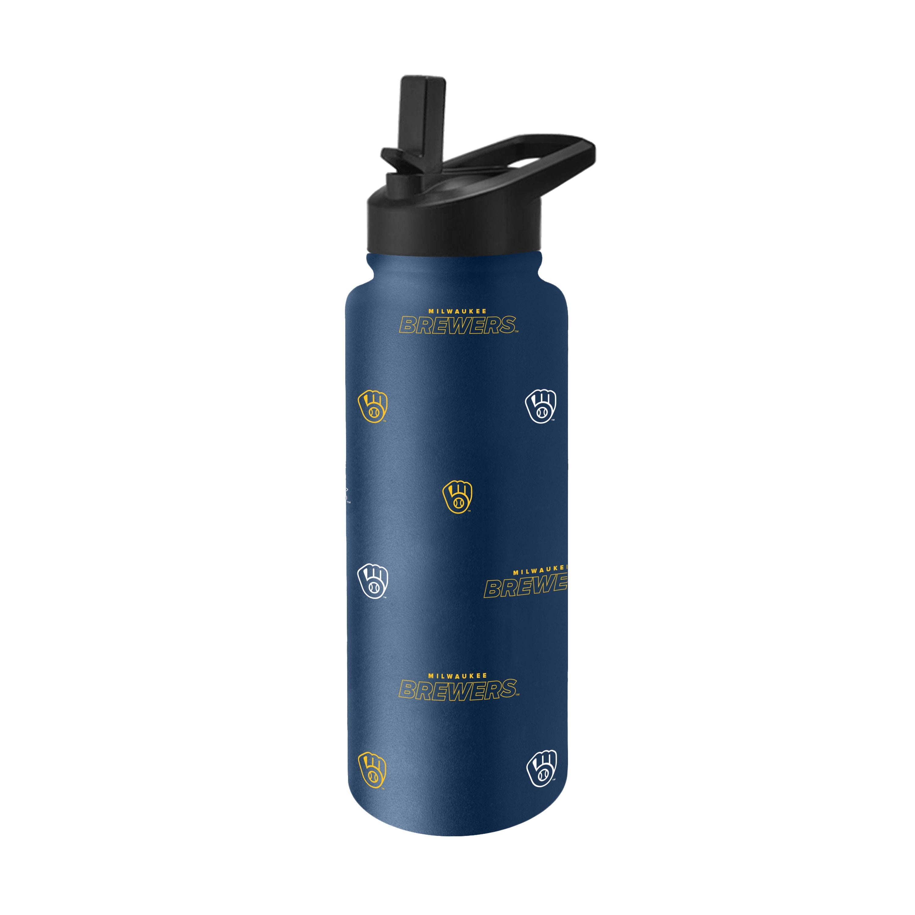 Milwaukee Brewers 34oz Step And Repeat Quencher Bottle