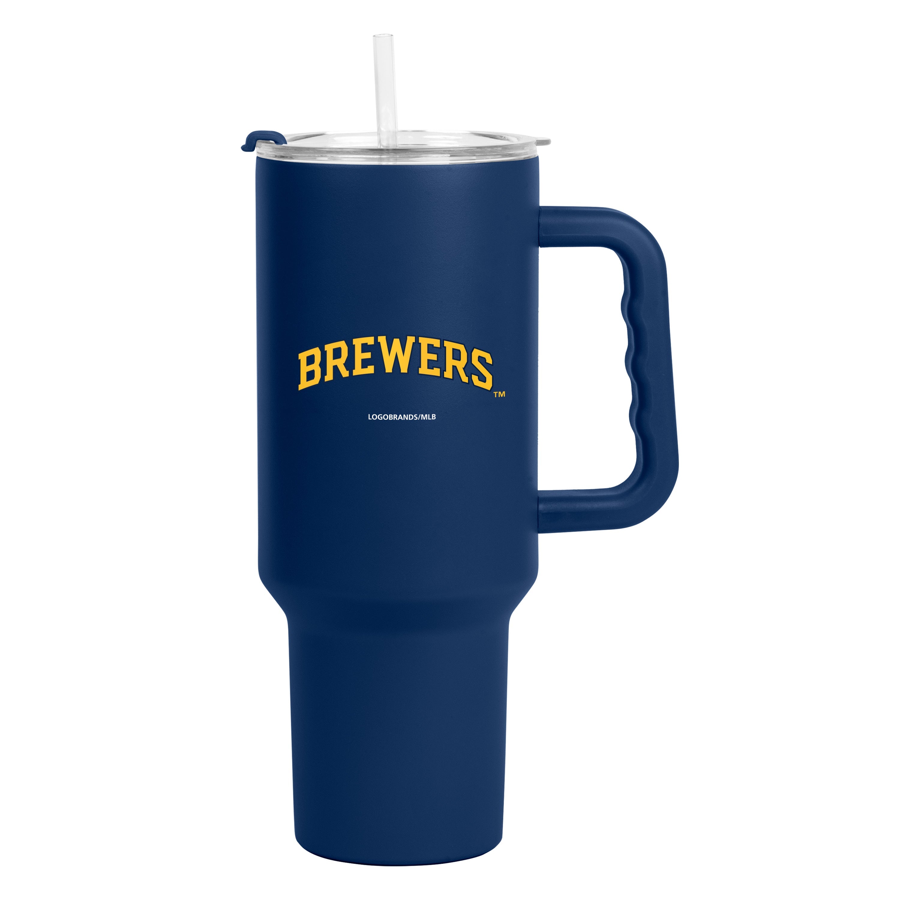 Milwaukee Brewers 40oz Flipside Powder Coat Tumbler - Sports Gifts, Sports Memorabilia, Sports Collectibles, Fan Shop