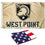 Army West Point Gold 3x5 Flag and USA 3x5 Flag Set - Sports Collectibles, Sports Memorabilia, Sports Fan Shop, Sports Gifts