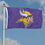 WinCraft Minnesota Vikings Embroidered Nylon Flag - Sports Collectibles, Sports Memorabilia, Sports Fan Shop, Sports Gifts