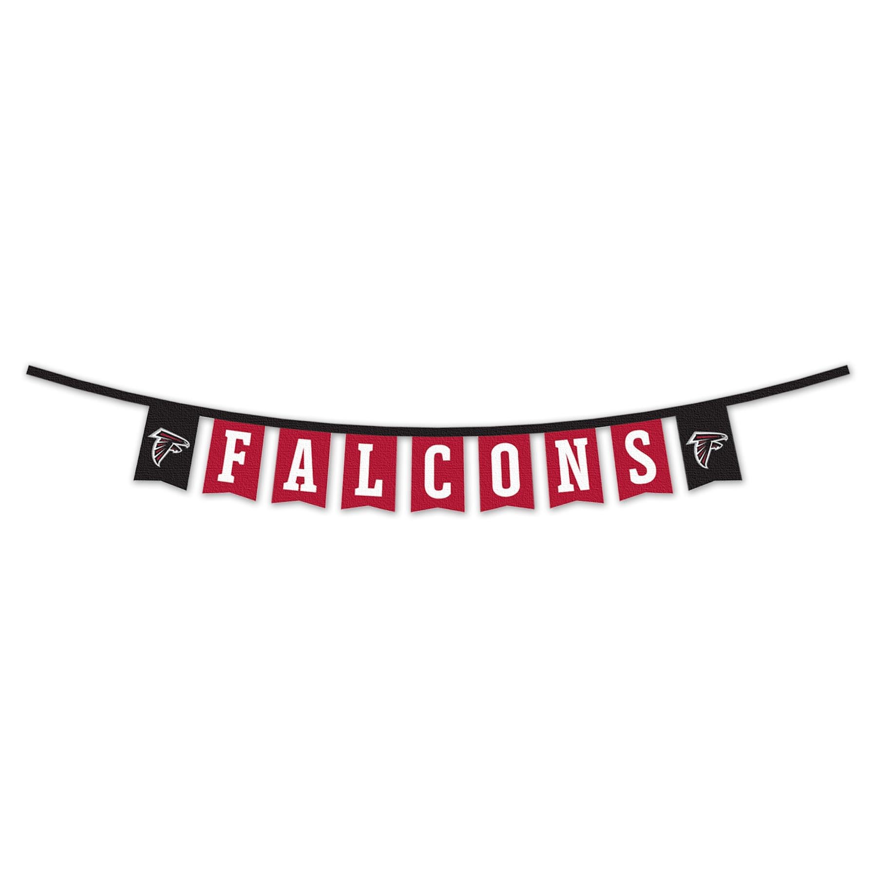 WinCraft Atlanta Falcons Banner String Pennant Flags - Sports Collectibles, Sports Memorabilia, Sports Fan Shop, Sports Gifts