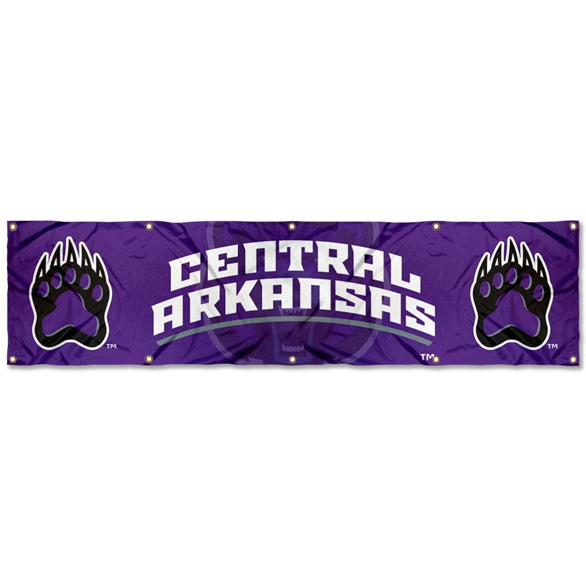 College Flags & Banners Co. Central Arkansas Bears Large 2x8 Foot Banner - Sports Collectibles, Sports Memorabilia, Sports Fan Shop, Sports Gifts