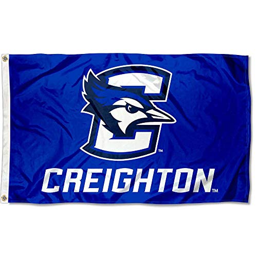 College Flags & Banners Co. Creighton Bluejays Blue and USA 3x5 Flag Set - Sports Collectibles, Sports Memorabilia, Sports Fan Shop, Sports Gifts