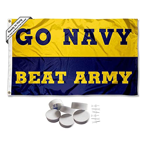 College Flags & Banners Co. US Navy Midshipmen Beat Army Banner and Tapestry Wall Tack Pads - Sports Collectibles, Sports Memorabilia, Sports Fan Shop, Sports Gifts