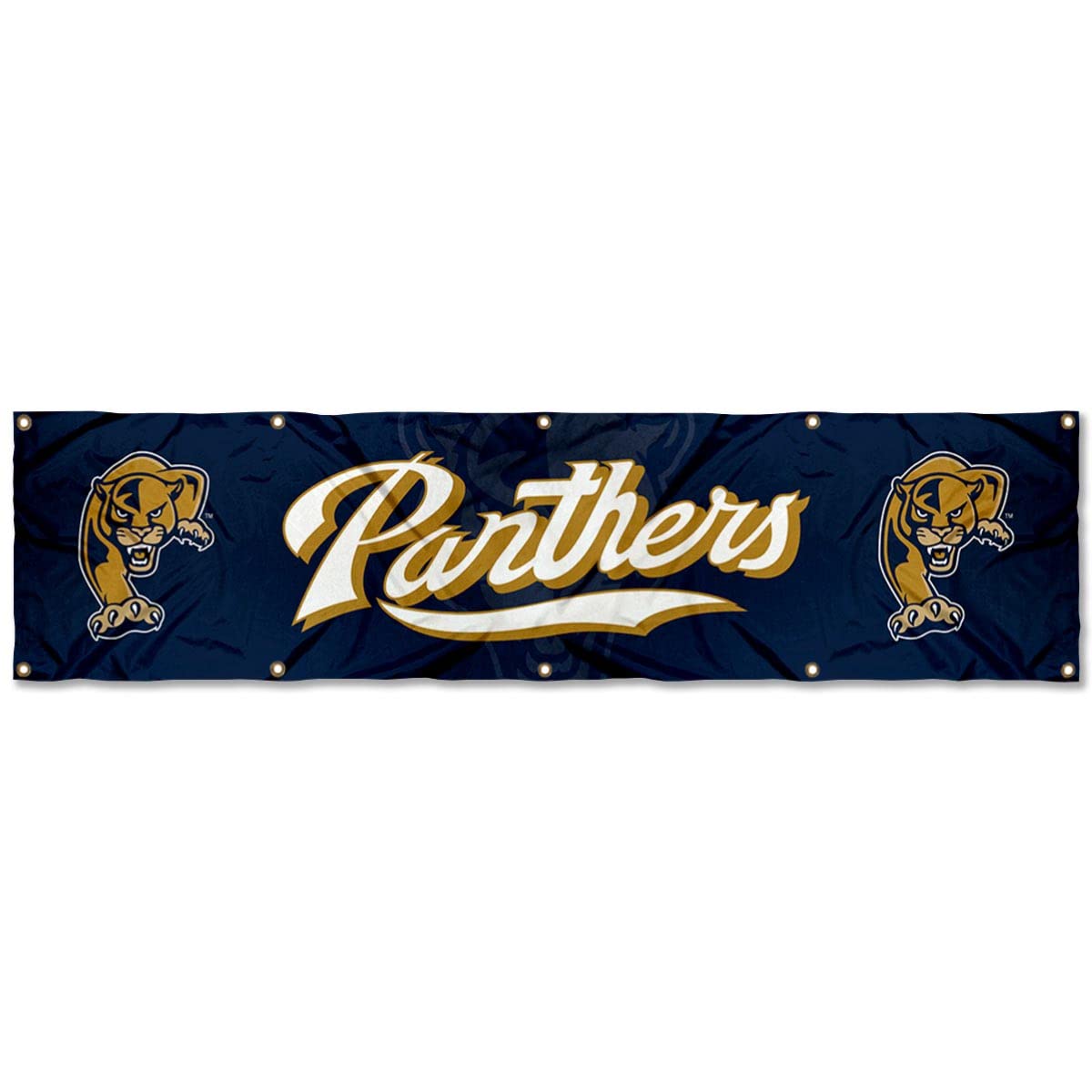 College Flags & Banners Co. Florida International Panthers Large 2x8 Foot Banner - Sports Collectibles, Sports Memorabilia, Sports Fan Shop, Sports Gifts