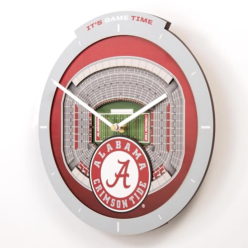 YouTheFan NCAA Missouri Tigers 3D StadiumView Clock - Sports Collectibles, Sports Memorabilia, Sports Fan Shop, Sports Gifts