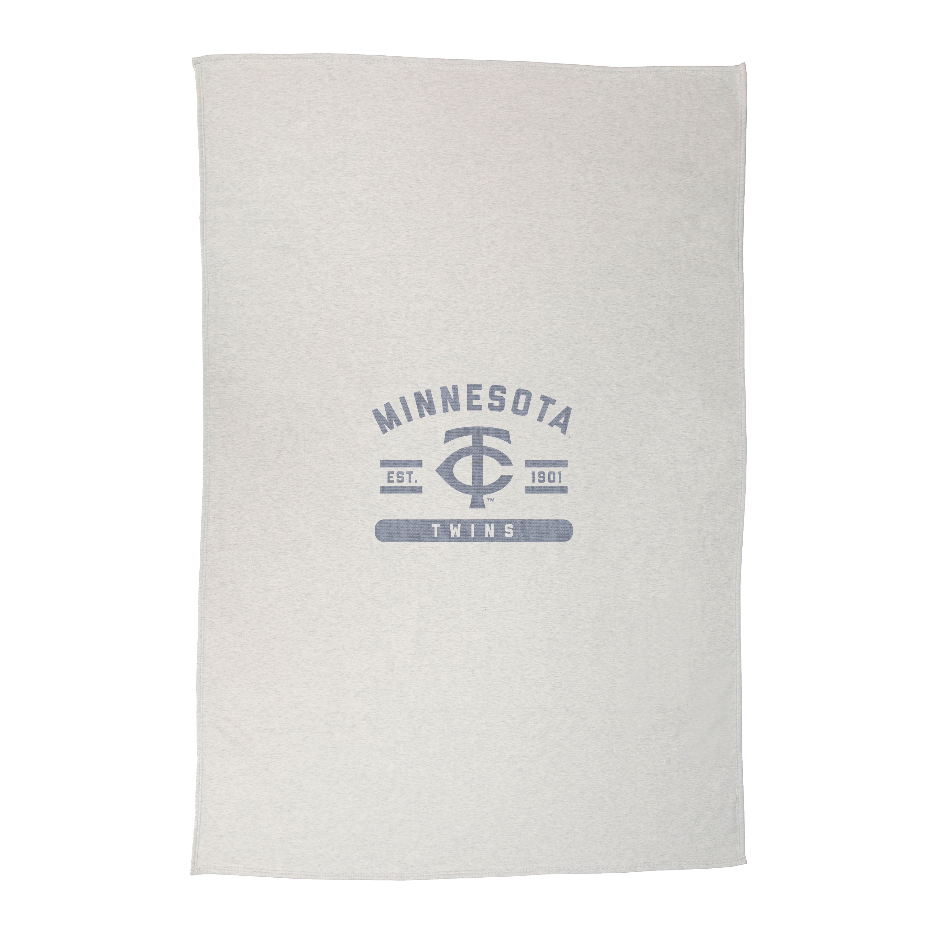 Minnesota Twins Oatmeal Sweatshirt Blanket - Sports Gifts, Sports Memorabilia, Sports Collectibles, Fan Shop