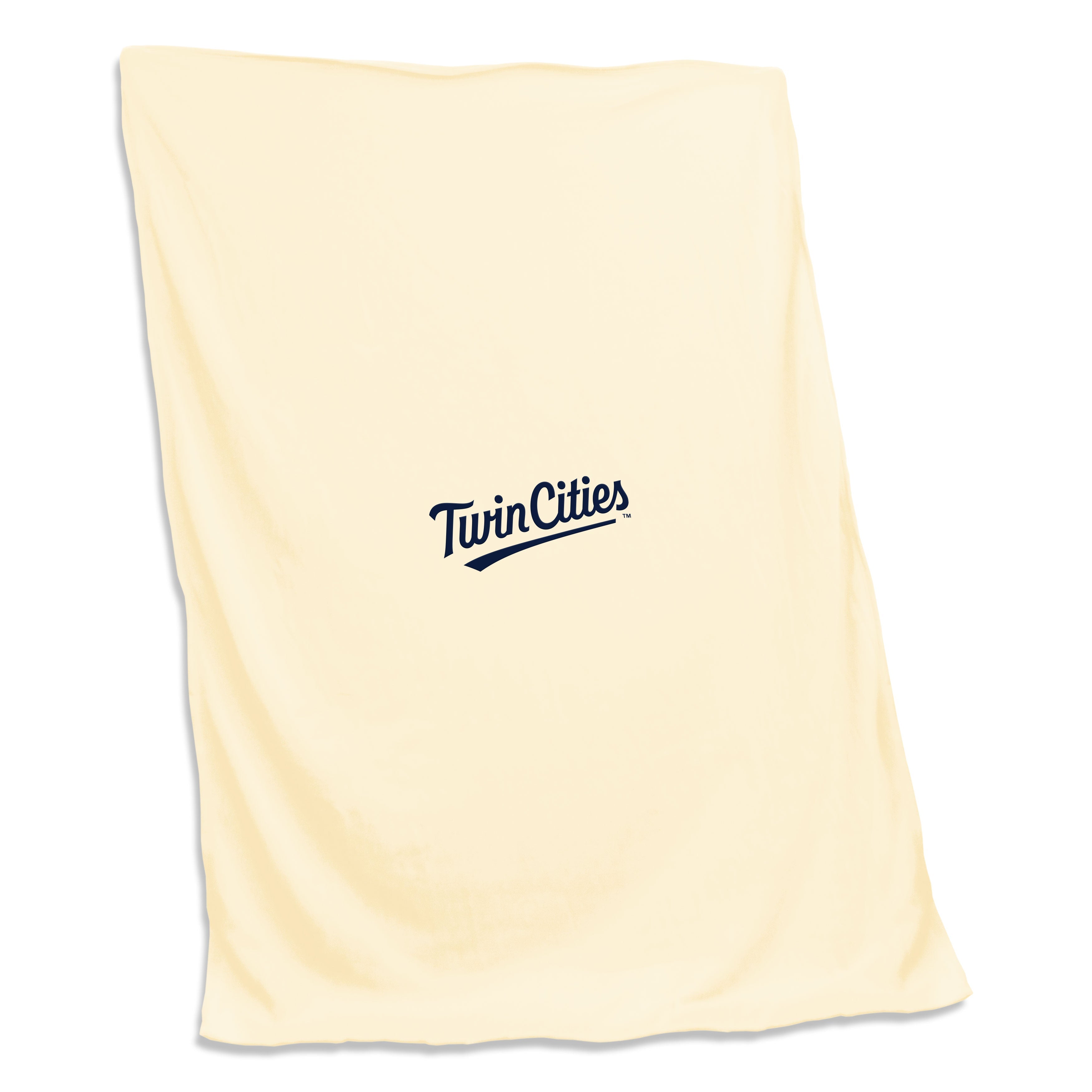 Minnesota Twins Oatmeal Twin City Screened Sweatshirt Blanket