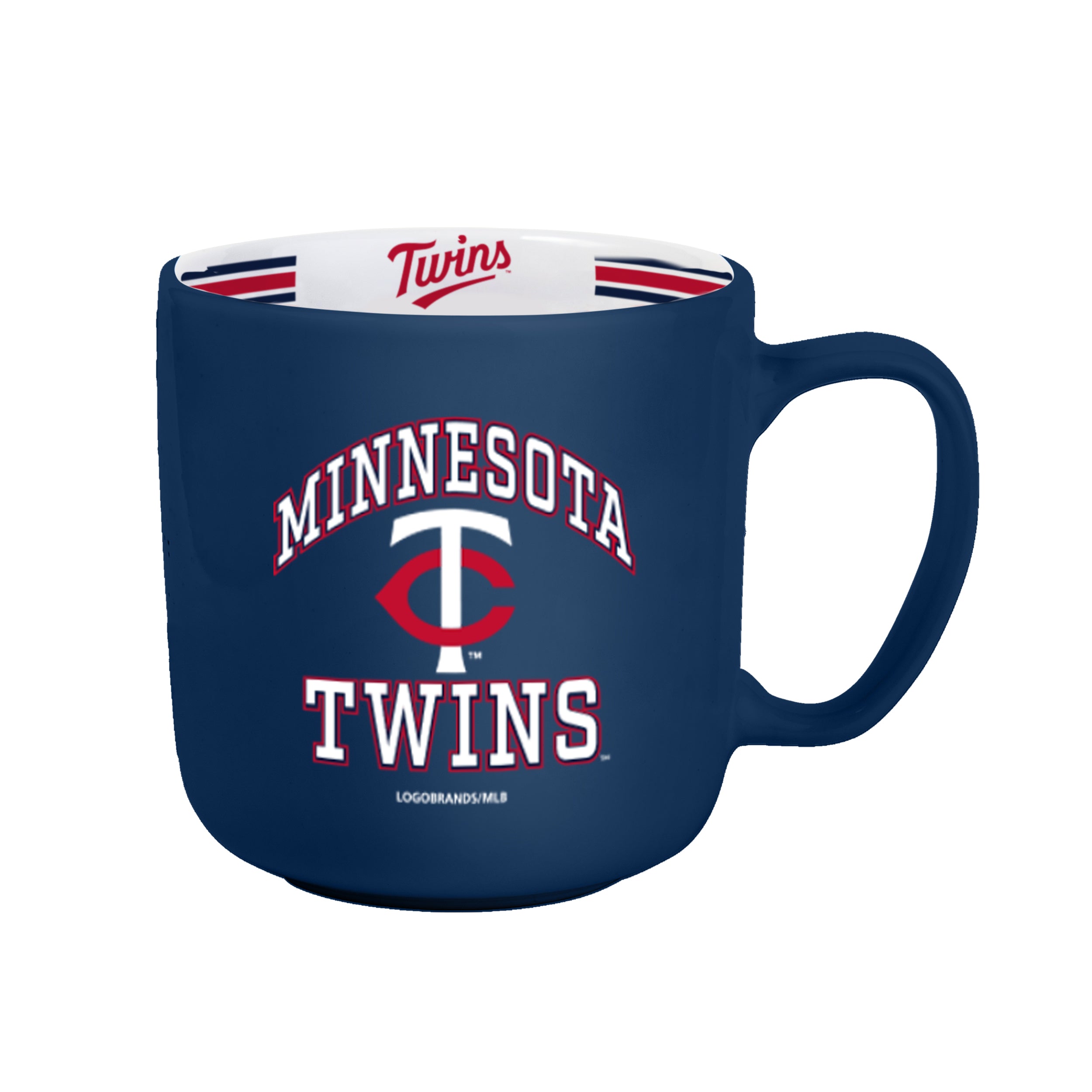 Minnesota Twins 15oz Stripe Mug - Sports Gifts, Sports Memorabilia, Sports Collectibles, Fan Shop