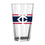 Minnesota Twins 16oz Stripe Pint Glass