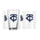 Minnesota Twins Red 16oz Gameday Pint Glass - Sports Gifts, Sports Memorabilia, Sports Collectibles, Fan Shop