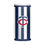 Minnesota Twins 12oz Striped Powdercoat SlimCan Coolie - Sports Gifts, Sports Memorabilia, Sports Collectibles, Fan Shop