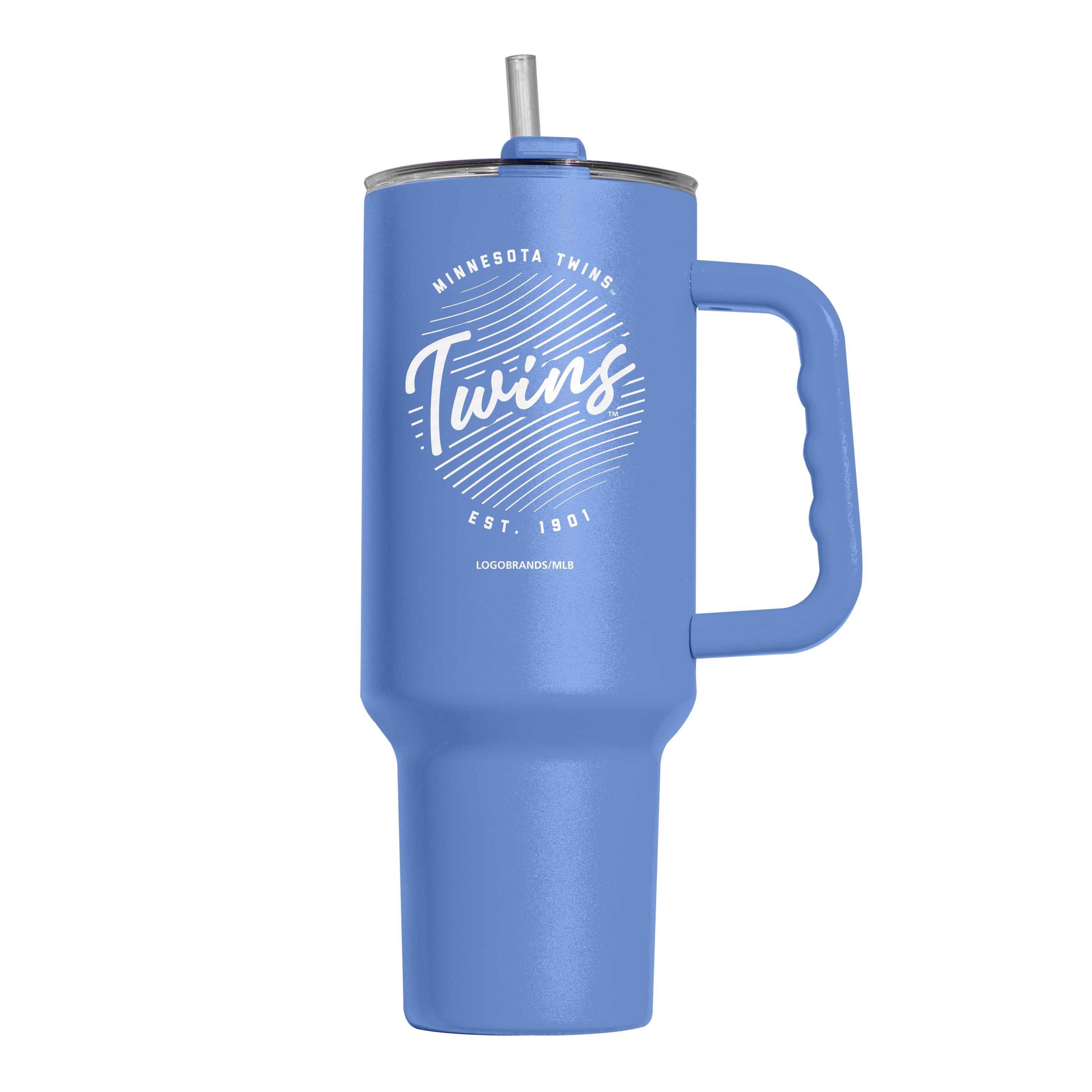 Minnesota Twins 40oz Retro Script Powder Coat Tumbler