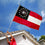 College Flags & Banners Co. Georgia Bulldogs State of Flag and USA 3x5 Set - Sports Collectibles, Sports Memorabilia, Sports Fan Shop, Sports Gifts