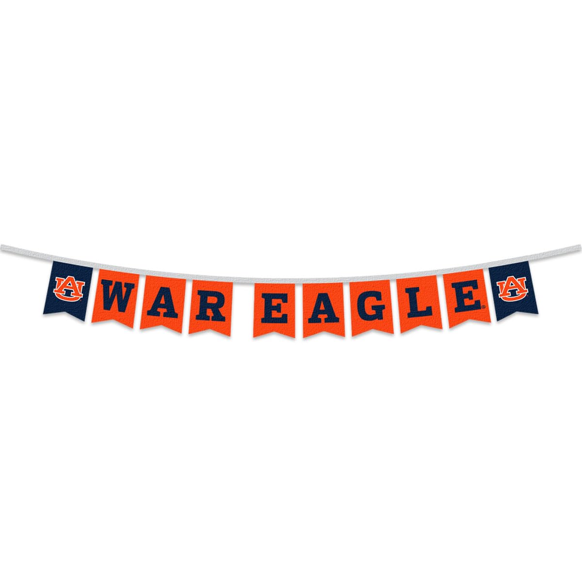 Auburn Banner String Pennant Flags - Sports Collectibles, Sports Memorabilia, Sports Fan Shop, Sports Gifts