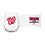 Washington Nationals 16oz Letterman Glass Curved Beverage - Sports Gifts, Sports Memorabilia, Sports Collectibles, Fan Shop