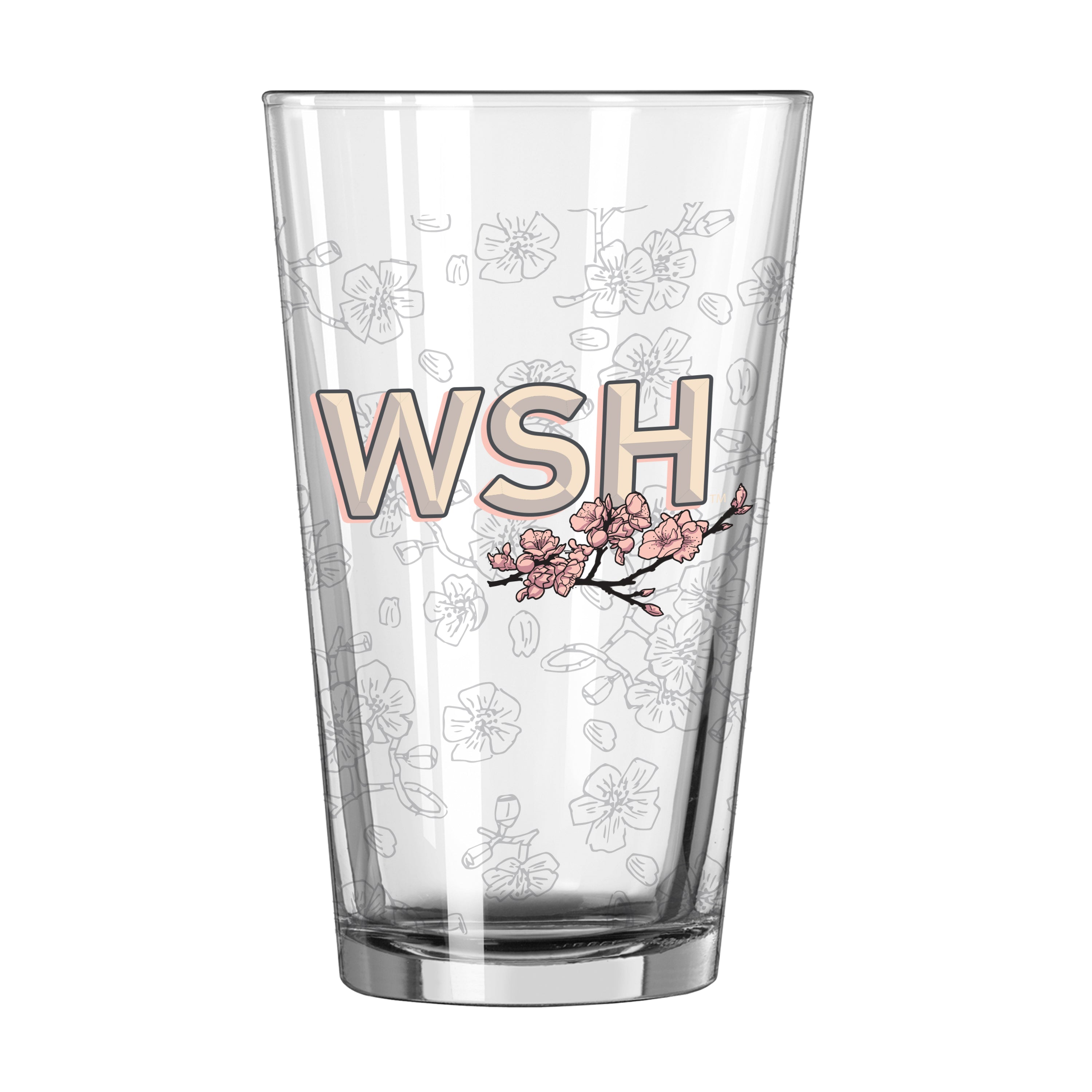 Washington Nationals City Connect 16oz Pint Glass - Sports Gifts, Sports Memorabilia, Sports Collectibles, Fan Shop