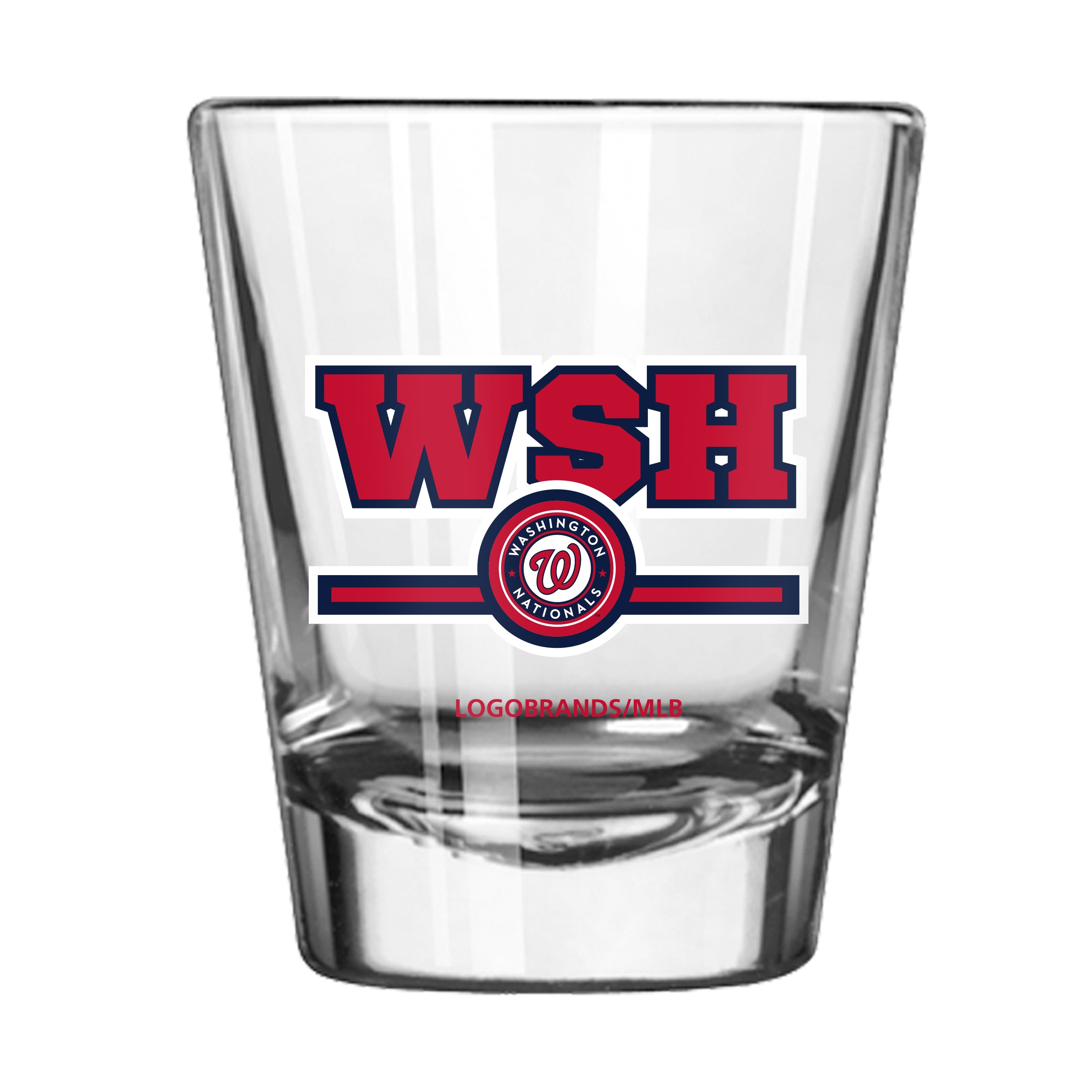 Washington Nationals 2oz Letterman Shot Glass - Sports Gifts, Sports Memorabilia, Sports Collectibles, Fan Shop