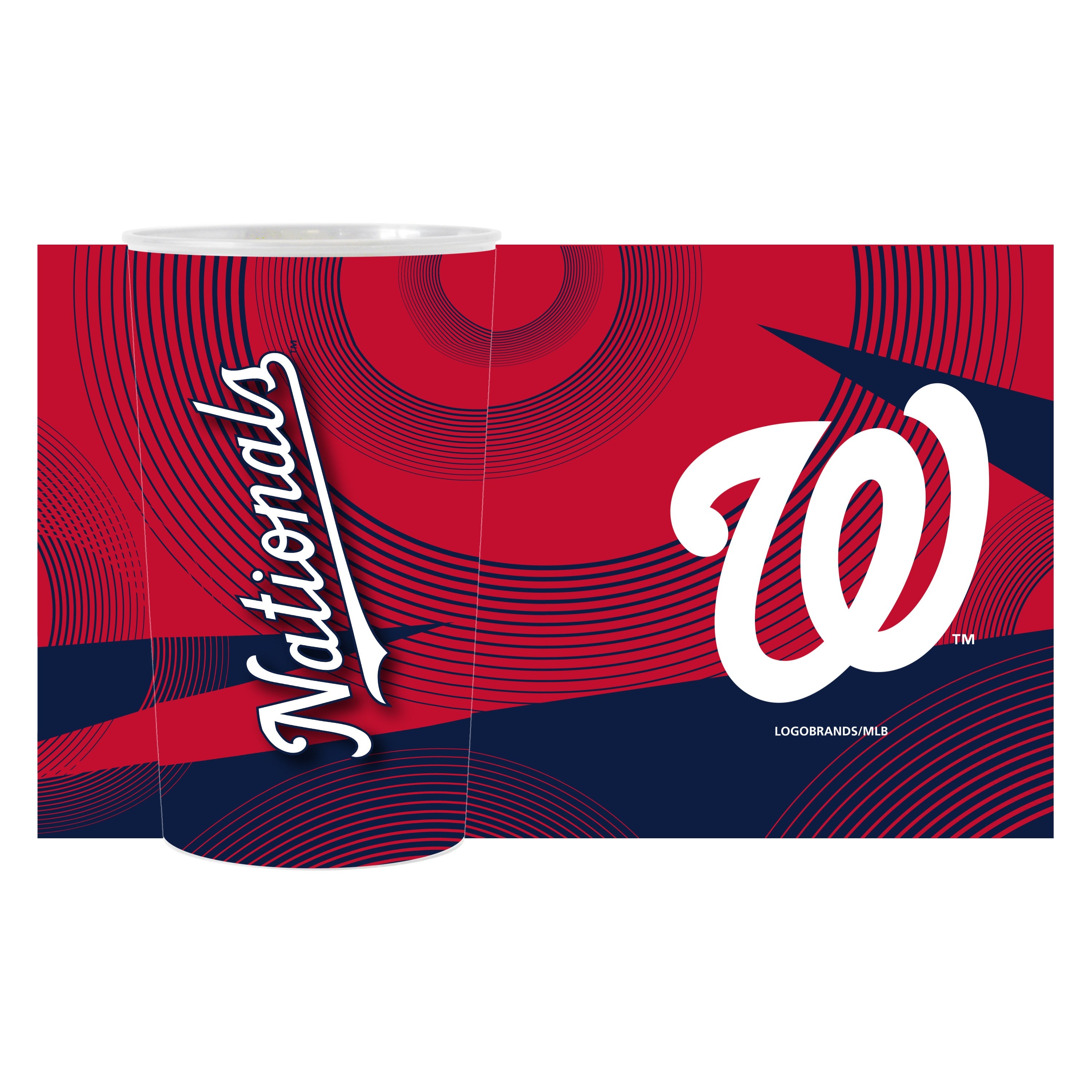 Washington Nationals 4pk Geometric 22oz Hardwall Cup - Sports Gifts, Sports Memorabilia, Sports Collectibles, Fan Shop