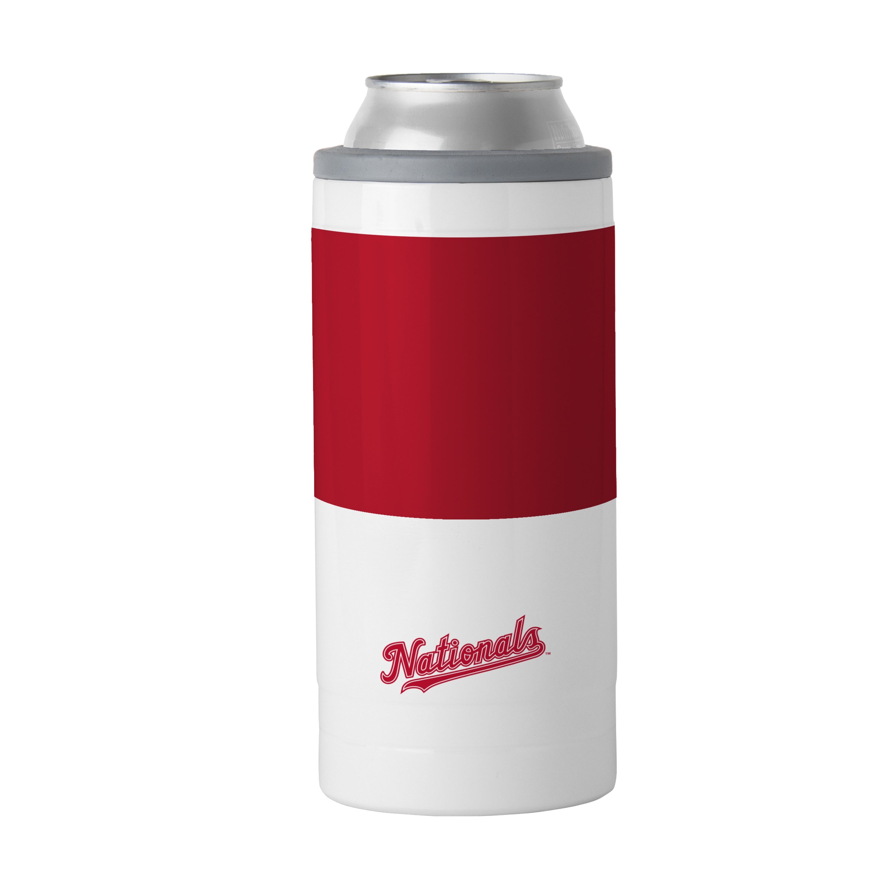 Washington Nationals Slim Colorblock Can Coolie - Sports Gifts, Sports Memorabilia, Sports Collectibles, Fan Shop