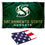 Cal State Sacramento Flag and USA 3x5 Flag Set - Sports Collectibles, Sports Memorabilia, Sports Fan Shop, Sports Gifts