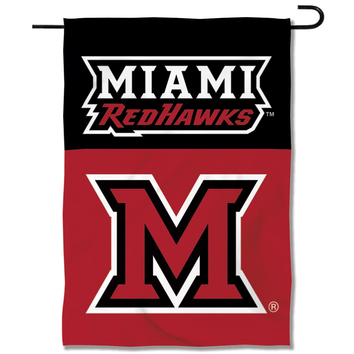 College Flags & Banners Co. Miami Redhawks Garden Banner Flag - Sports Collectibles, Sports Memorabilia, Sports Fan Shop, Sports Gifts