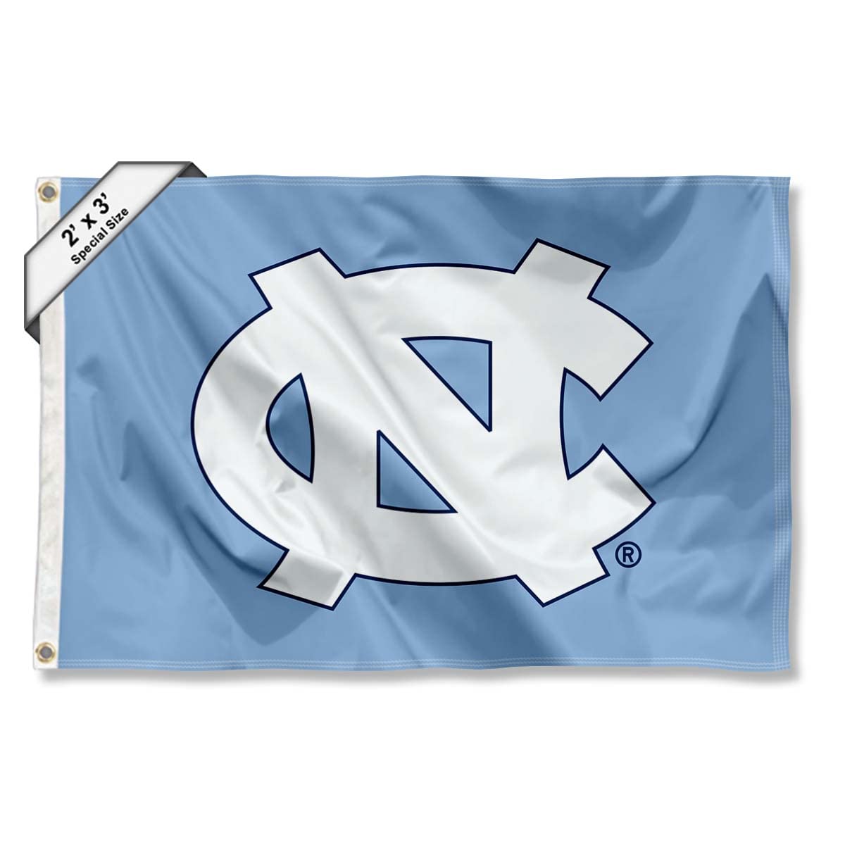 College Flags & Banners Co. UNC Tar Heels Small 2x3 Foot Flag - Sports Collectibles, Sports Memorabilia, Sports Fan Shop, Sports Gifts
