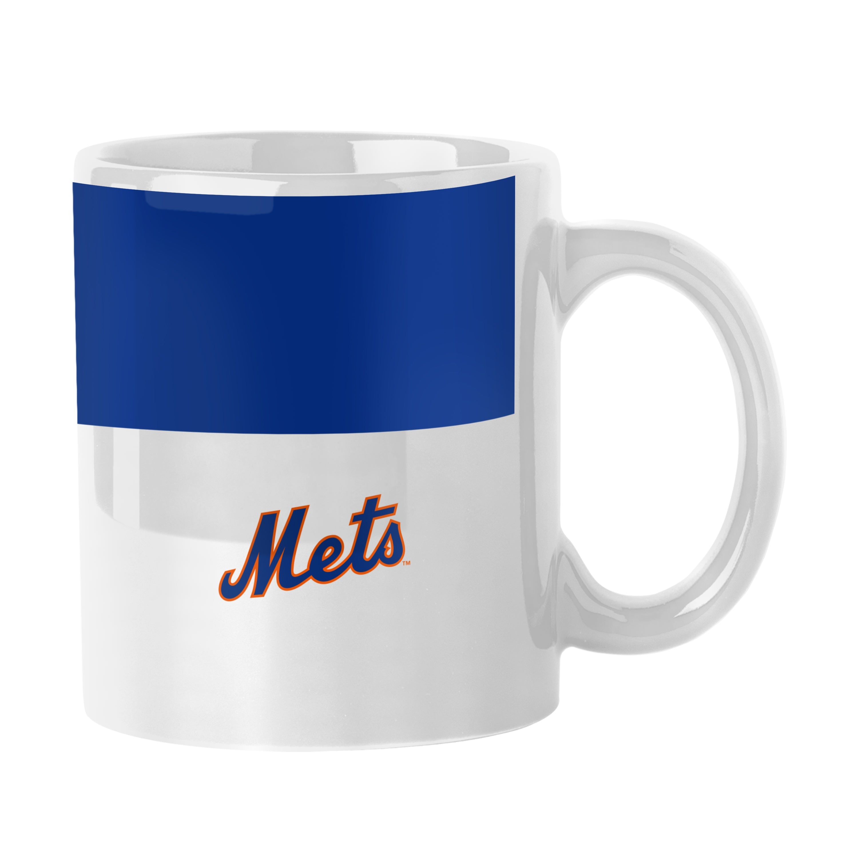 New York Mets 11oz Colorblock Sublimated Mug - Sports Gifts, Sports Memorabilia, Sports Collectibles, Fan Shop