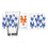 New York Mets 16oz Scatter Pint Glass - Sports Gifts, Sports Memorabilia, Sports Collectibles, Fan Shop