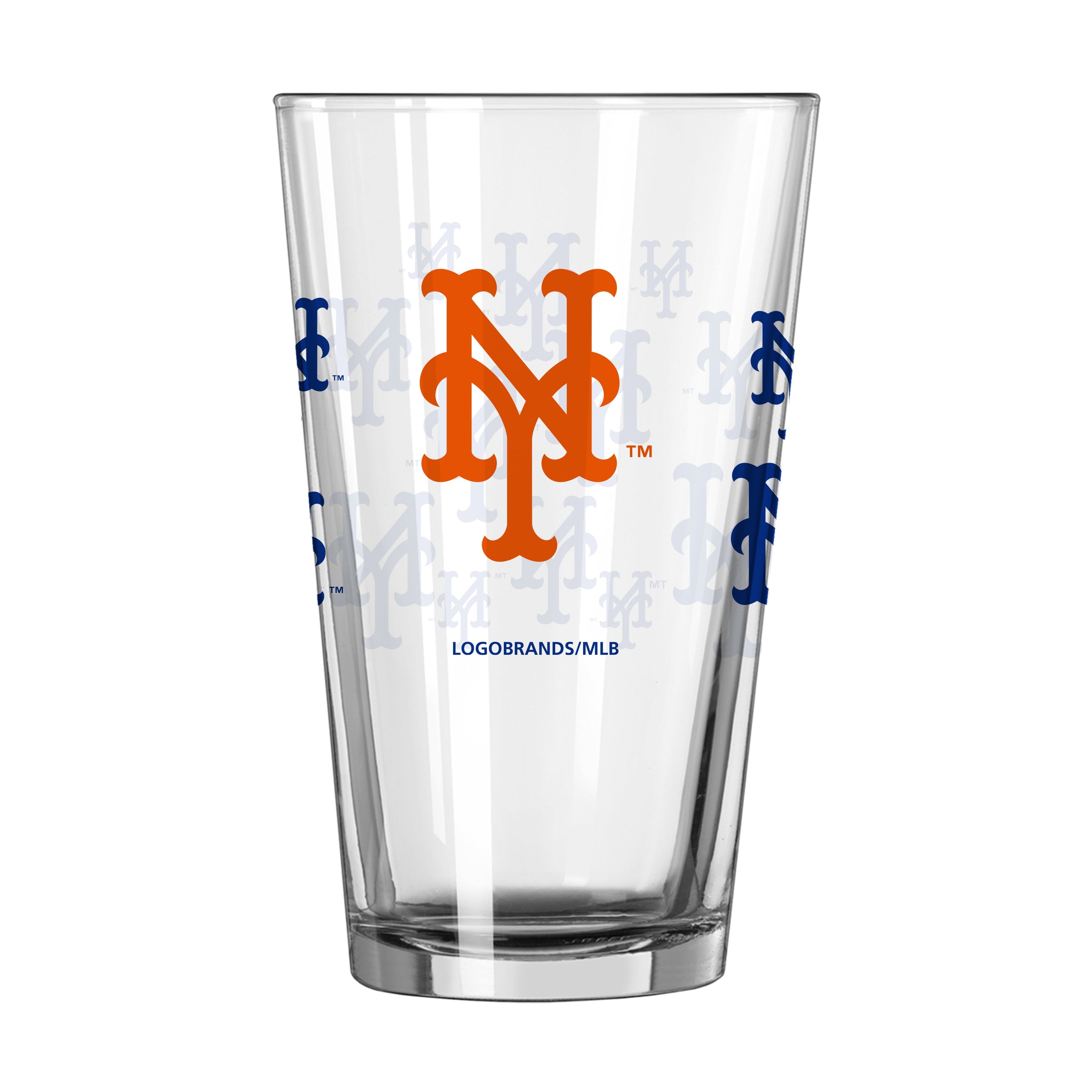 New York Mets 16oz Scatter Pint Glass
