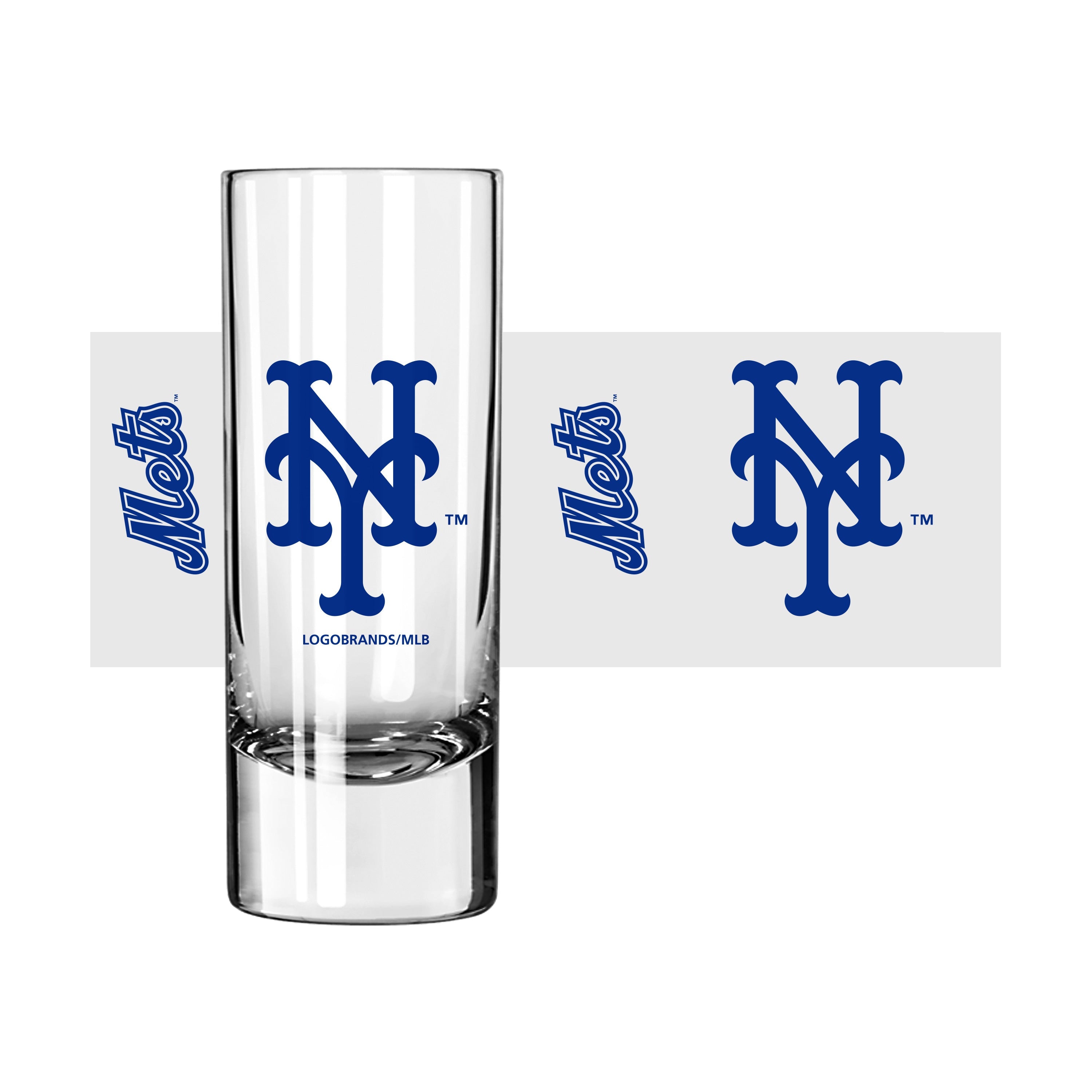 New York Mets 2.5oz Gameday Shooter Glass - Sports Gifts, Sports Memorabilia, Sports Collectibles, Fan Shop