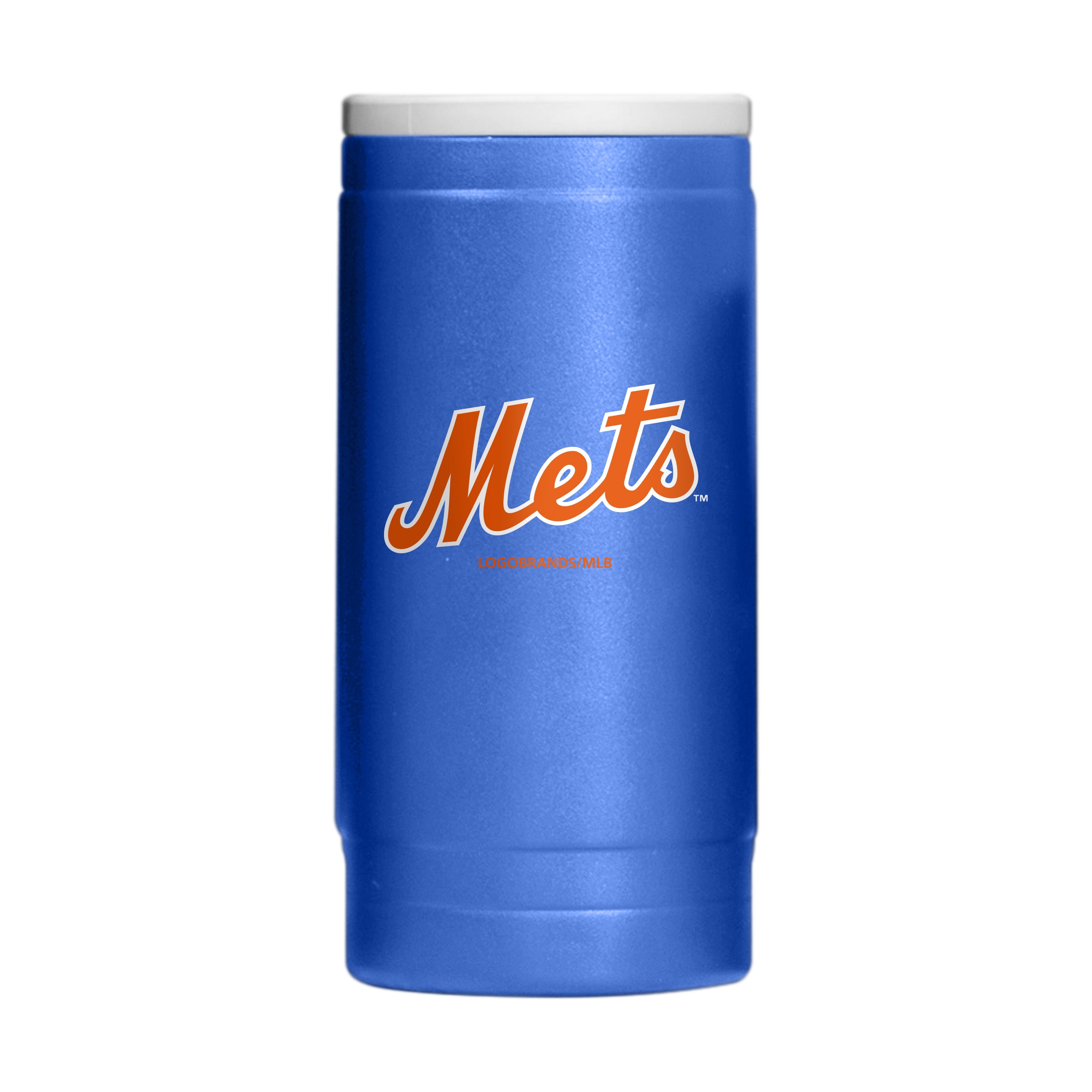 New York Mets Flipside Powder Coat Slim Can Coolie - Sports Gifts, Sports Memorabilia, Sports Collectibles, Fan Shop