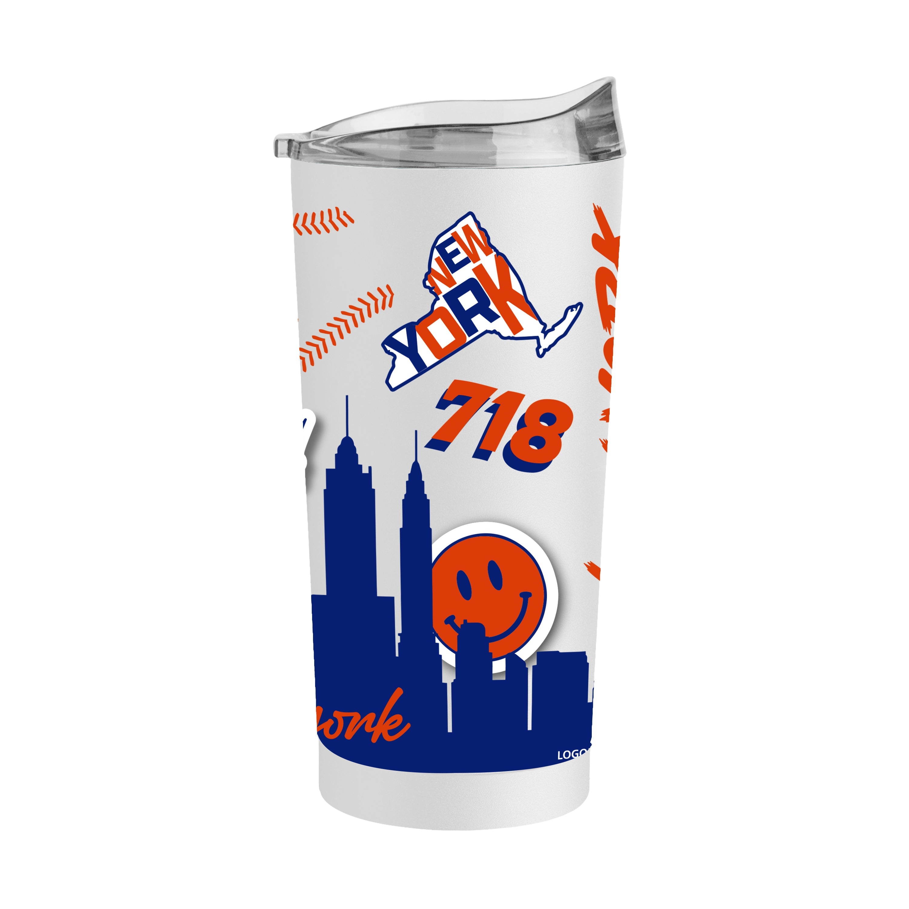 New York Mets 20oz Native Powder Coat Tumbler - Sports Gifts, Sports Memorabilia, Sports Collectibles, Fan Shop