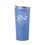 New York Mets 20oz Retro Script Arctic Powder Coat Tumbler