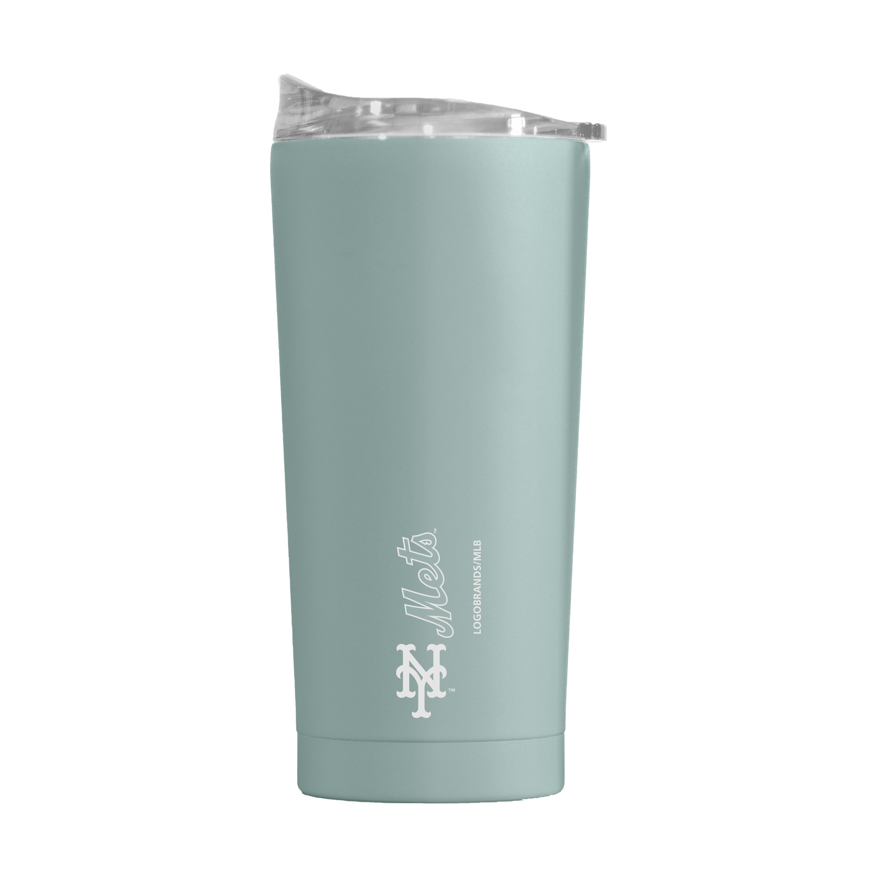 New York Mets 20oz Vertical Powder Coat Tumbler - Sports Gifts, Sports Memorabilia, Sports Collectibles, Fan Shop