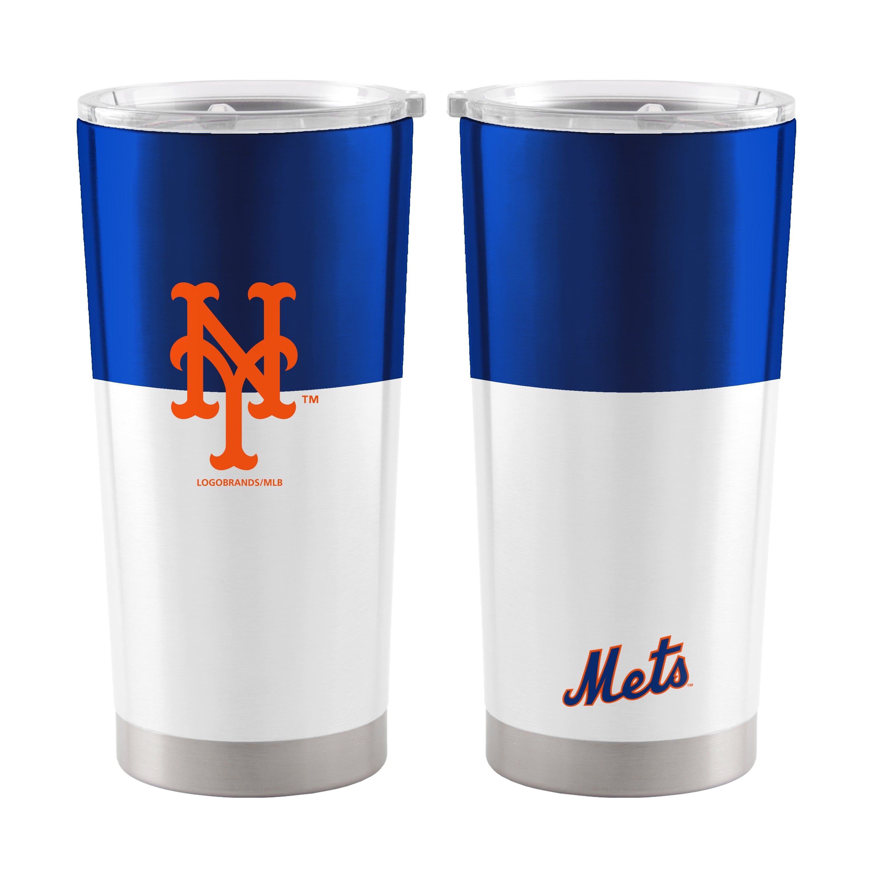 New York Mets 20oz Colorblock Stainless Steel Tumbler