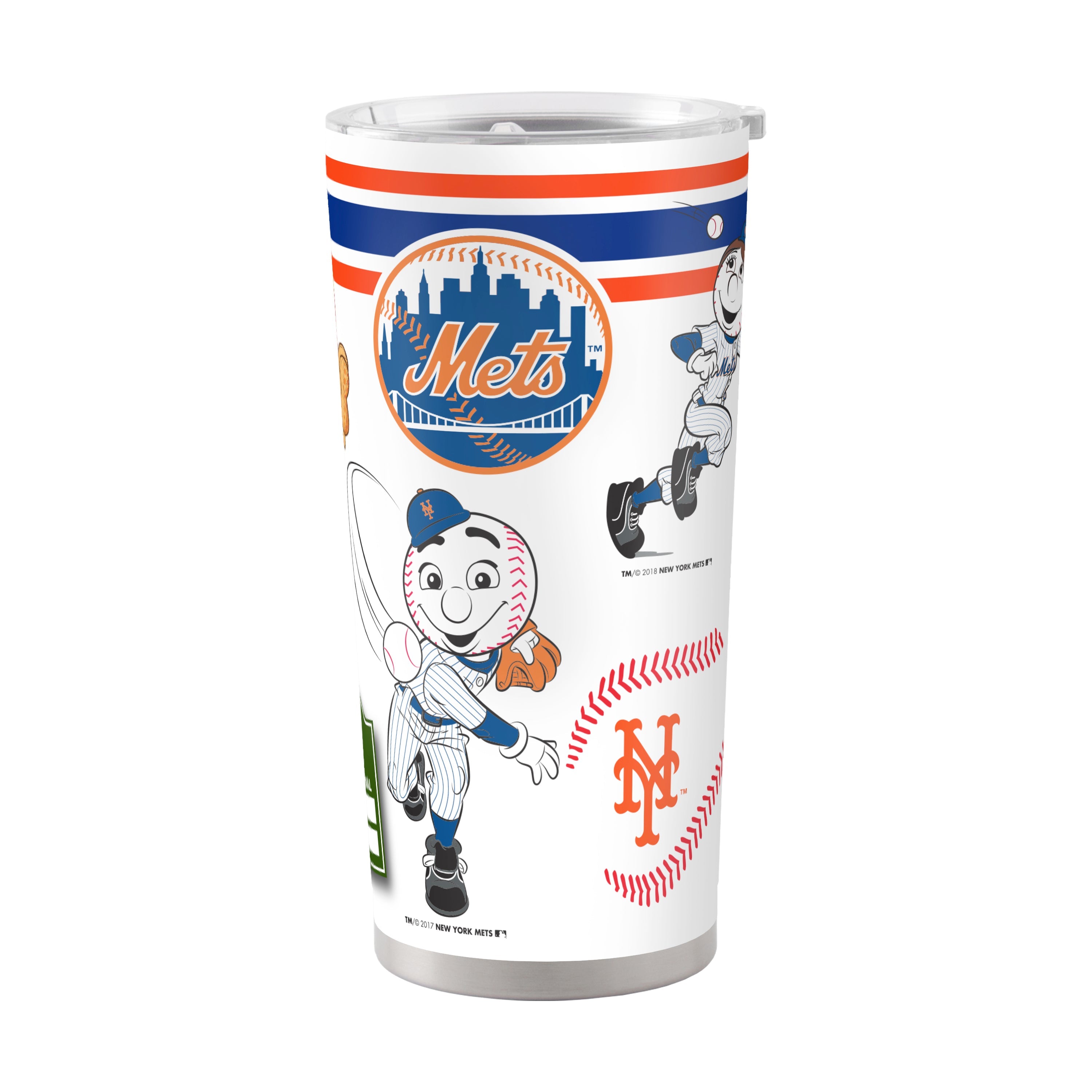 New York Mets 20oz Native Stainless Steel Tumbler